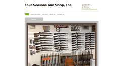 Desktop Screenshot of fourseasonsgunshop.com